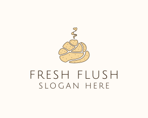 Fresh Bread Dough logo design