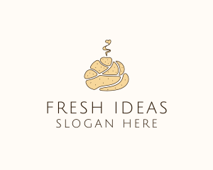 Fresh Bread Dough logo design