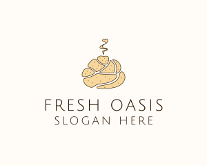 Fresh Bread Dough logo design