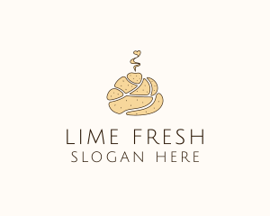 Fresh Bread Dough logo design