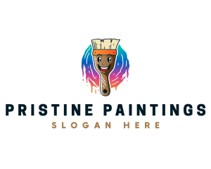 Painting Paint Brush  logo design