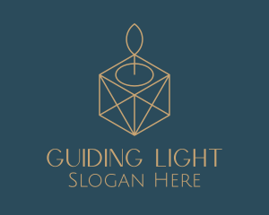 Minimalist Candle Decor logo design