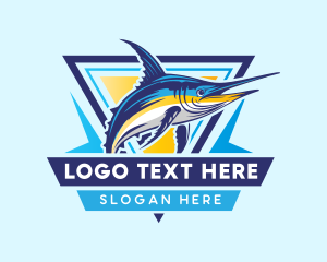Ocean Fish Marlin logo