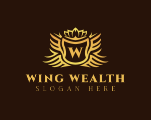 Royal Wing Shield logo design