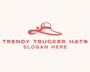 Beach Hat Accessory logo design