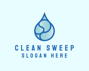  Water Sanitation Cleaning logo design