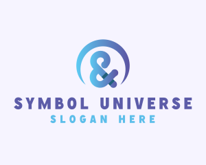 Hipster Ampersand Symbol logo