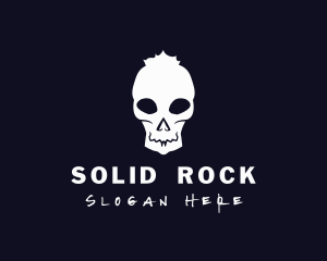 Skull Punk Streetwear logo design