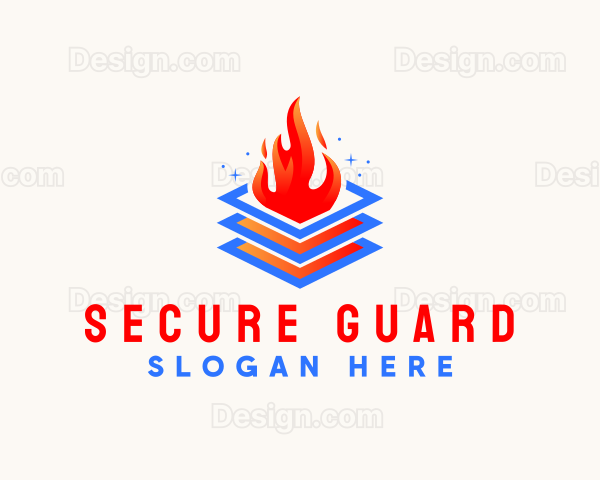 Industrial Fire Heating Logo