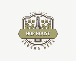 Beer Bottle Pub logo design