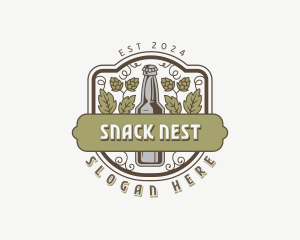 Beer Bottle Pub logo design