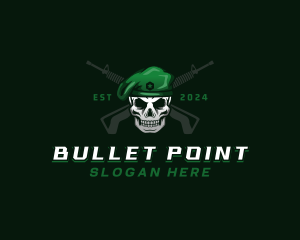 Skull Carbine Firearm logo