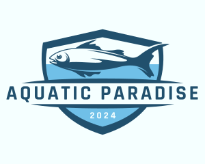 Aquatic Fish Market  logo design