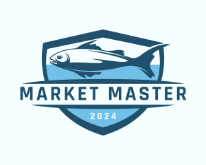 Aquatic Fish Market  logo design