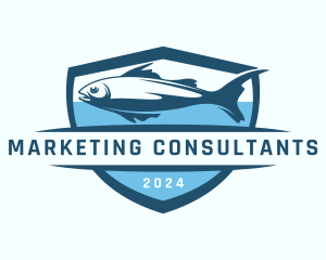 Aquatic Fish Market  logo design