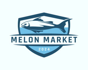 Aquatic Fish Market  logo design