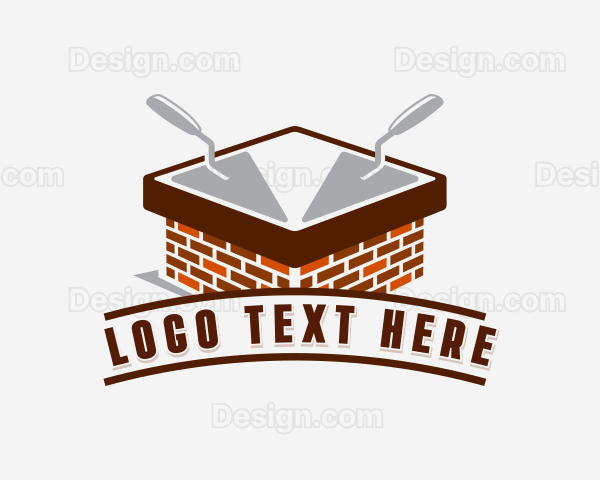 Handyman Construction Masonry Logo