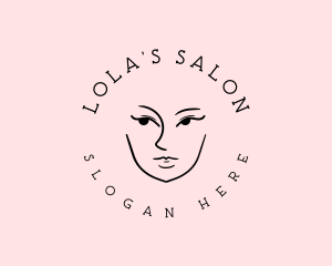 Minimalist Woman Salon logo design