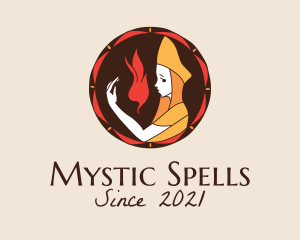 Ancient Sorceress Woman  logo