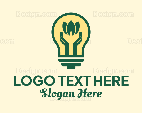 Eco Friendly Bulb Logo