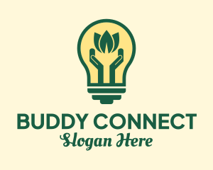 Eco Friendly Bulb  logo design