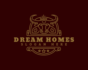 Bull Horn Crest logo