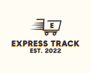 Express Grocery Cart logo design