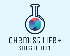 Chemist Laboratory Flask logo