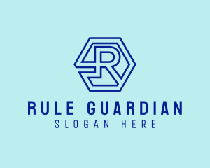 Generic Hexagon Letter R logo design