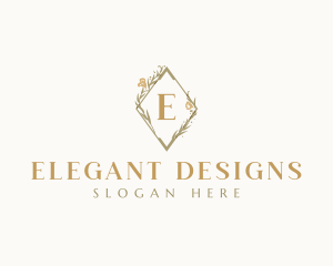 Elegant Floral Beauty logo design