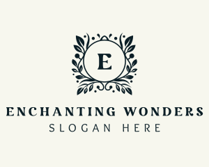 Wreath Plant Boutique logo design