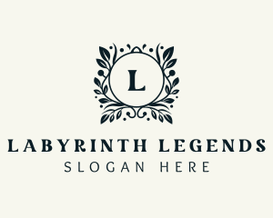 Wreath Plant Boutique logo design