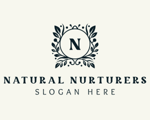 Wreath Plant Boutique logo design