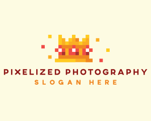 Crown Pixel Gaming logo design