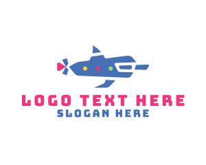 Creative Dolphin Submarine logo