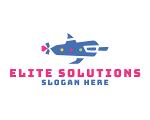 Creative Dolphin Submarine logo