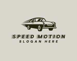 Vintage Racing Car logo design