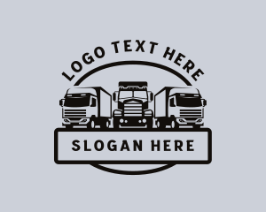 Logistics Trucking Vehicle logo