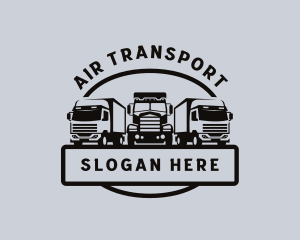 Logistics Trucking Vehicle logo design