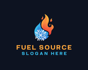 Fire Ice Solar Energy logo design