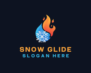 Fire Ice Solar Energy logo design