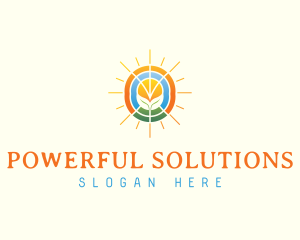 Agricultural Solar logo design