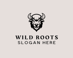 Bull Wild Animal logo design