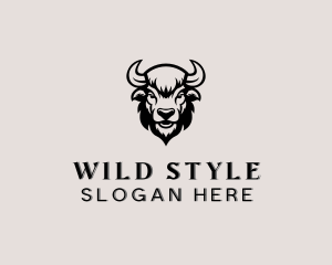 Bull Wild Animal logo design