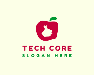 Modern Apple Dress  logo design