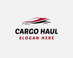 Car Sedan Automobile Racing Logo