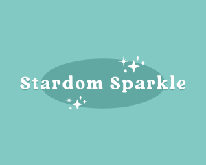 Retro Sparkle Star logo design