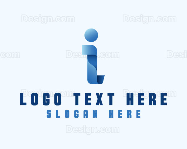 Internet App Letter I Logo