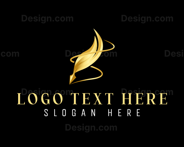 Quill Sign Writing Logo