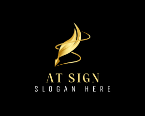 Quill Sign Writing  logo design